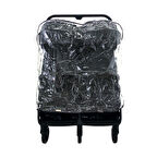 Ezh İkiz Bebek Arabası Yağmurluğu