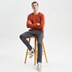 NAUTICA ERKEK ANTRASİT SLIM FIT CHINO PANTOLON