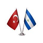 Nikaragua İkili Masa Bayrağı
