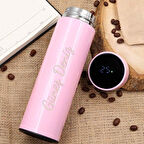 Kişiye Özel LED Sıcaklık Göstergeli Akıllı Vakumlu Yalıtımlı Termos 500ml