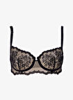 Simone Perele Siyah Balenli Sütyen 1E2330 SIMONE P