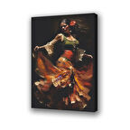 çingene latin dans okulu baskılı kanvas duvar tablosu