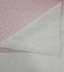 %100 PAMUK PİKE Çift Kişilik Pembe