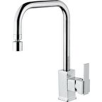 VİLAS Trento 360° Alman Perlatör Kare Mutfak Evye Bataryası