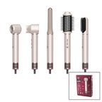 ROSE GOLD AİR BRUSH 5İN1=BUKLE-HACİMLE-DÜZLEŞTİR-2-FIRÇA SAÇ KURUTMA - ŞEKİL MAKİNESİ 1300W3-KDM.HIZ - DERECE SHD-1729 (Timya/Go1395)  197912
