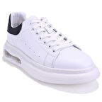 Hammer Jack 10225014 Marsa Beyaz Siyah Ortopedik Günlük Erkek Deri Ayakkabı