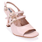 Dagoster DZA07-928405 Ten Klasik Topuklu Kadın Ayakkabı