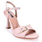 Dagoster DZA07-928420 Ten Klasik Topuklu Kadın Ayakkabı