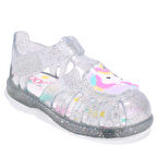 Igor S10341 Tobby Unicornio Beyaz Şeffaf Ortopedik Günlük Kız Çocuk Sandalet
