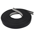 Kendinden Yapışkanlı Masa,Raf,Dolap,Tezgah,Mobilya Kenar Bandı 18mmX5 Metre-Siyah