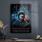 Decovetro Cam Tablo Escape From New York Film Afişi