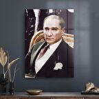 Decovetro Cam Tablo Kahraman Atatürk