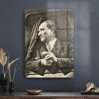 Decovetro Cam Tablo Atatürk Retro