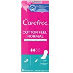 Carefree Cotton Normal 20 Adet Parfümlü Hijyenik Ped