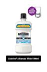 Listerine Advanced White 1000 ml Ağız Bakım Suyu Bardak Hediyeli