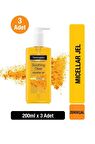 Neutrogena Soothing Clear Micellar Makyaj Temizleme Jeli 200 ml 3 lü