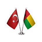 Gine Bissau İkili Masa Bayrağı