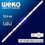 49 V15 DRT REV0.1 1 L2-TYPE - 52.4 CM 8 LEDLİ - (WK-1281)