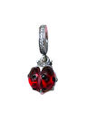 Kırmızı Uğur Böceği Charm | 925 Ayar Gümüş