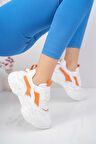 Seyran Turuncu  Beyaz Kadın Sneaker