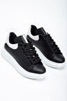 Fersatie Siyah - Beyaz Kadın Sneaker Günlük Ayakkabı