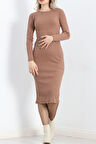 Kaşkorse Bisiklet Yaka Elbise Bisküvi - 19347.1567.