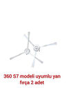360 S7 robot süpürge modeli ile uyumlu yan fırça süpürme fırçası  2 adet
