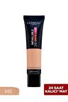 L'Oréal Paris Infaillible 24H Matte Cover Yüksek Kapatıcı Fondöten - 145 Rose Beige
