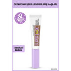 Super Lock Brow Glue Kaş Sabitleyici Maskara - Medium Brown