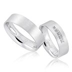 Harem Altın Beyaz Altın Alyans 3606-2