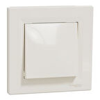 Schneider EPH0100123 Asfora Krem Anahtar Çerçeveli