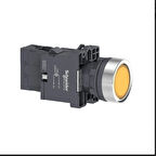 Schneiider 1NA SARI IŞIKLI YAYLI BUTON 220V AC/ DC XA2EW35M1