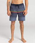Billabong Gri Erkek Şort Mayo EBYJV00103 ALL DAY HTR STRIPE LB