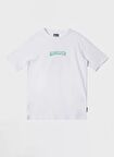Quiksilver Düz Beyaz Erkek Çocuk  T-Shirt AQBZT04374-10-ISLAND SUNRISE BOE