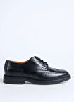 Polo Ralph Lauren Siyah Erkek Klasik Ayakkabı ASHER WGTIP-DRESS SHOE-WINGTIP