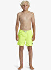Quiksilver Yeşil Erkek Çocuk Şort Mayo EQBJV03517-EVERYDAY SOLID VOLLEY YT