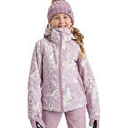 Roxy Free Jet Gırl Jk Orchid Smoke - Plaid_2 Kız Çocuk Snowboard Ceketi Ergtj03198-mgq2