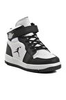 Cool Haykat Uzun-F Siyah-Beyaz Çocuk Hi Sneaker