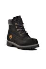 Bulldozer 220655 Siyah Nubuk Hakiki Deri Unisex Bot