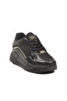 051 G Siyah-Altın Unisex Snekaer Grijak 