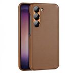 Coofbe PU Deri Parmak İzi Bırakmaz Samsung Galaxy S23 Plus Kılıf Zarif Tasarım Tam Koruma Galaxy S23 Plus Kılıf