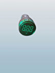GWEST 24v-550v Voltmetreli YEŞİL Sinyal Lambası 220v Göstergeli 22mm