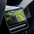 Tesla Y Arka Ekran 8 inç Ekran Koruyucu Nano Film Parlak