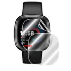 Fitbit Versa 4 Ekran Koruyucu TPU Film Şeffaf 2 Adet