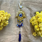 Uretti - Tuğba 6667 - El Yapımı Nazar Boncuklu Fatma Ana Eli Duvar Süsü