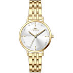 Ferro Gold Renk Çelik Kordonlu Kadın Kol Saati TH-FL21252A-B