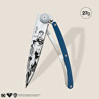 Deejo 27g, Blue Aluminium, Superman Çakı