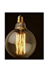 G125 Glop 60watt Dimmer Özellikli Helojen Ampul G125glop Dimmer Özellikli Rustik Dekoratif Ampül