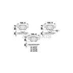 FREN BALATASI ON A4 08-15 A5 07- Q5 10-17 Q5 09-12 - BRAXIS AB0067