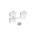 ON FREN BALATASI I40 1.6.1.7 CRDI.2.0 07 - 2011  - BRAXIS AB0223